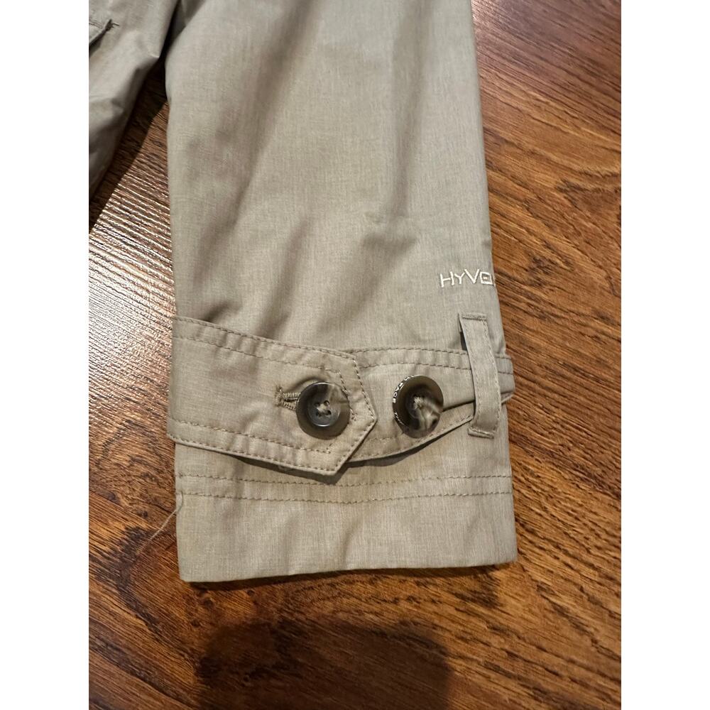 The North Face Carli HyVent Rain Jacket Women’s XL Beige Waterproof Shell - Picture 4 of 15